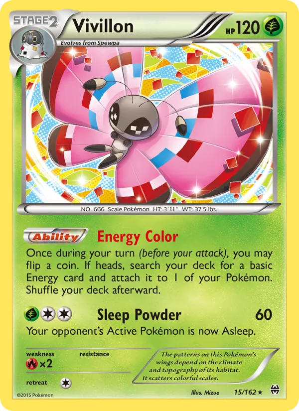 Vivillon, normal (xy8-15)