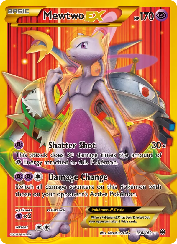 Mewtwo EX, normal (xy8-164)
