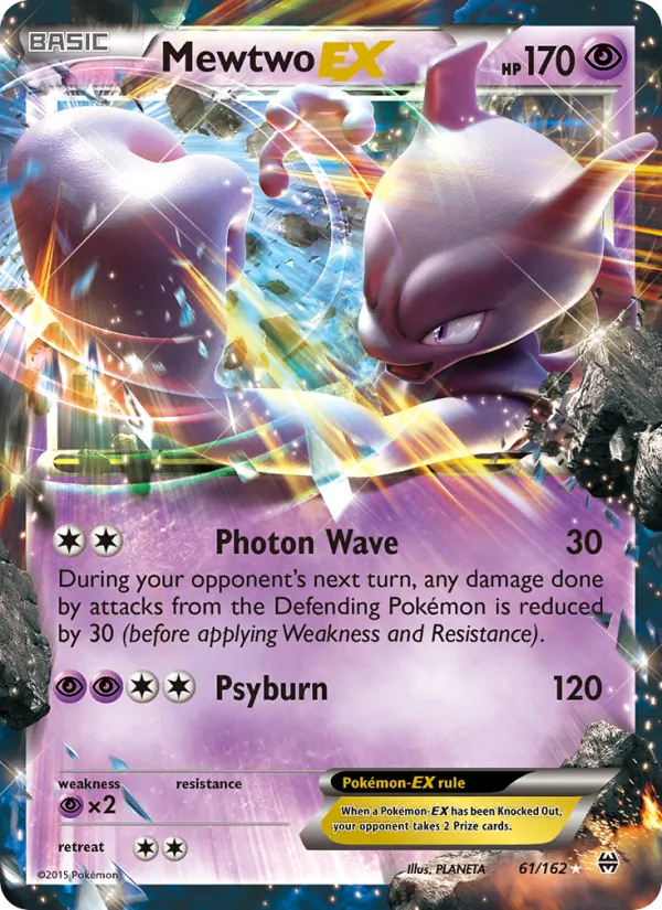 Mewtwo EX, normal (xy8-61)