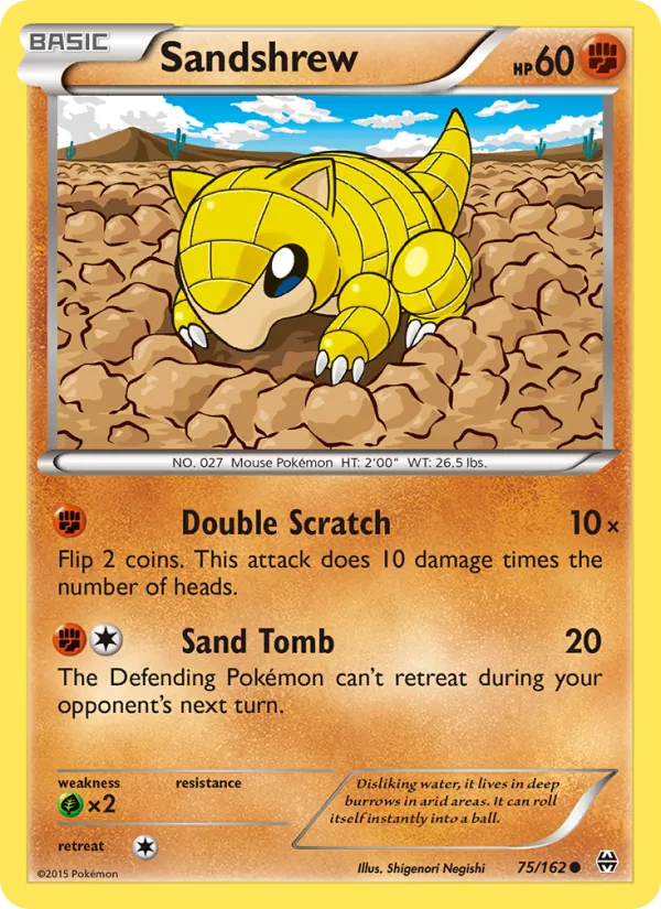 Sandshrew, normal (xy8-75)