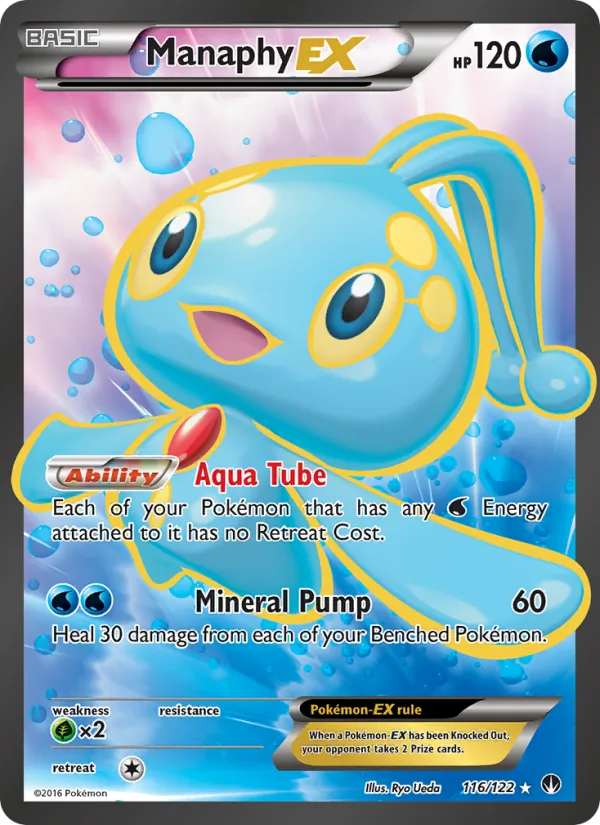 Manaphy EX, normal (xy9-116)