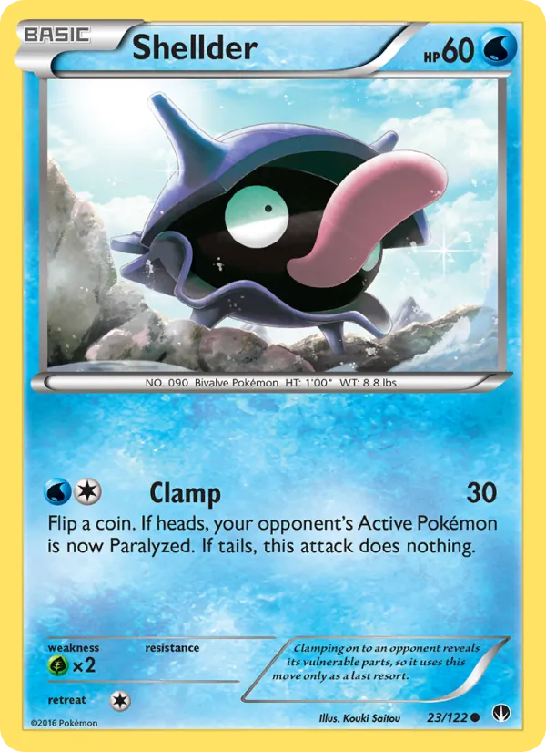 Shellder, normal (xy9-23)