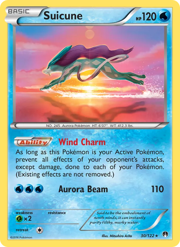 Suicune, normal (xy9-30)
