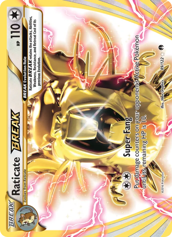 Raticate BREAK, normal (xy9-89)