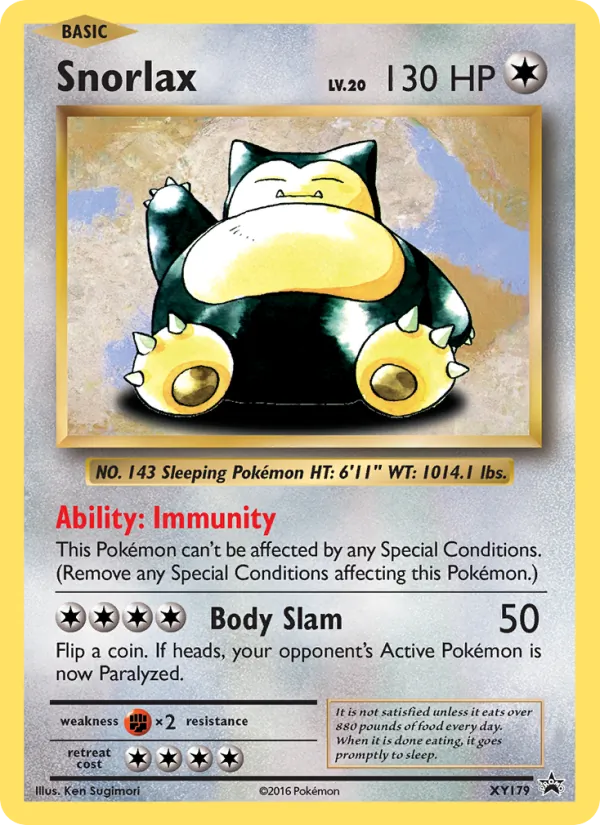 Snorlax, normal (xyp-XY179)