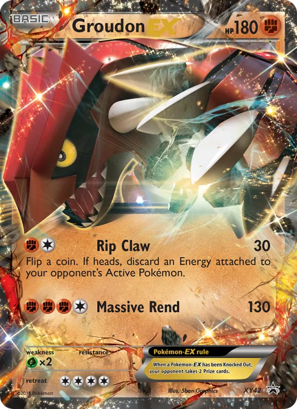 Groudon EX, normal (xyp-XY42)