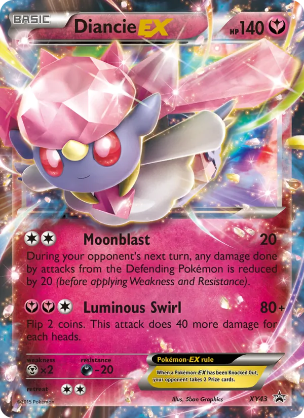 Diancie EX, normal (xyp-XY43)