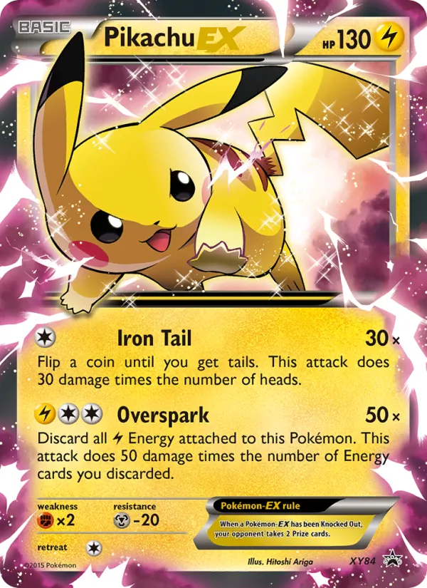 Pikachu EX, normal (xyp-XY84)